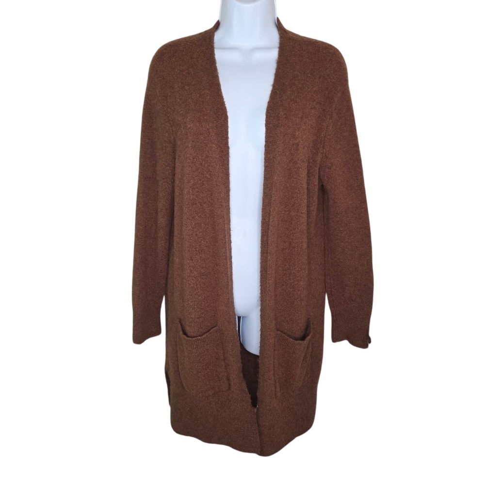 Madewell Kent Cardigan Small Merino Wool Alpaca Open Front Cardigan Sweater